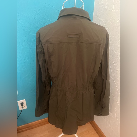 Sam Edelman rain jacket. Olive green. - Picture 2 of 7